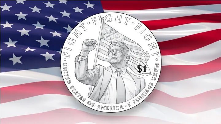 US-Treasury-Planning-To-Mint-$1-Coins-With-Trump's-Image